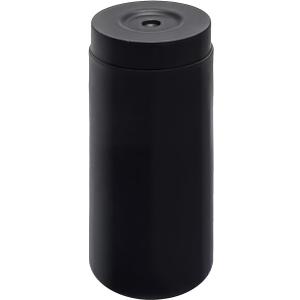 Silicone Dish Soap Dispenser, 8 Oz Refillable Squeeze Bottle, Leakproof for Kitchen Sink, Black