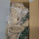 Hotop 6 Set Mini Wreaths for Kitchen Cabinet 12 Inch Small Christmas Wreath with Burlap Ribbon Red Berry and Eucalyptus Leaves for Xmas Window Front Door Fireplace Chair Farmhouse Hanging Decor