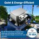 Upgraded HP-90 Pond Aerator/Septic Tank Linear Air Pump, Powerful 1350GPH Aeration System, Linear Air Pump for Oxygenation, for Koi Ponds/Aquariums/Wastewater Treatment/Fish Farms/Seafood Restaurants