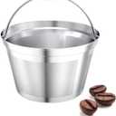 Coffee Filter Reusable 8 10 12 Cup Basket Replacement Filter-Stainless Steel Permanent Coffee Filter Suitable for Bunn Coffee Brewer