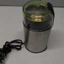 Amazon Basics Electric Coffee Grinder, Coffee Bean and Spice Grinder, With Heavy-Duty Stainless Steel Grind Blades
