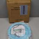 Heated Bird Bath for Outside Winter, Powerful 100W Thermostat Control Heated Bird Baths for Outdoors with 3 Metal Extension Screws, Heated Birdbath Water Heater for Garden Yard Patio Lawn (Blue)