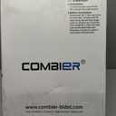 Combier Bidet Toilet Seat with Heated Warm Water & Nozzle Wash, Auto-Dry, Quiet Close Lid, Wireless Remote - Electric Bidet Seat 102DS-B(Round)