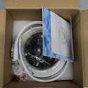 H.265 HD 1080P Security POE PTZ Dome Camera, Hikvision Compatible Indoor/Outdoor 2.7-13.5mm Motorized Lens 5X Zoom, Audio in,Pan 355 Tilt 90, Waterproof IP66 98ft Night Vision,Motion Detection