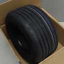 GICOOL 13x6.50-6 Tubeless Lawn Mower Tire, Riding Lawnmower Straight Rib Tread, 4 Ply