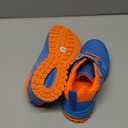 KUBUA Kids Sneakers for Boys Girls Running Tennis Shoes Lightweight Breathable Sport Athletic (12 Little Kid, Blue Orange a)