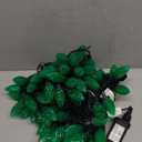 Dazzle Bright C9 Christmas String Lights, Waterproof Connectable Green Wire Fairy Lights, Christmas Lights for Indoor Outdoor Home Yard Xmas Tree House Decorations (Green, 100 LED)