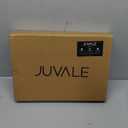 Juvale Bamboo Silverware Organizer for Drawer, Kitchen, 6 Slot Utensil Tray (Black, 17 x 11.75 x 1.75 In)