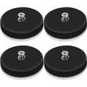 4Pack Anti-Scratch Mounting Magnets, 30LBS Rubber Coated Neodymium Magnets with M4 Threaded Studs, Non-Slip Strong Monting Magnet for Led Lighting Bar, Neodymium Magnet Base for Signal Lighting (1.6x0.23in M4-4pack)