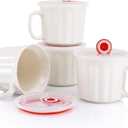 Set of 4 Microwavable Ceramic Soup