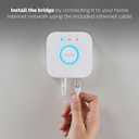 Philips Hue Bridge, Unlock the Full Potential of Hue Bridge System, Multi-Room and Out-of-Home Control, Create Automations and Zones, Smart Lighting Hub, Works with Voice and Matter-Compatible