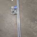 1 Set Universal Trampoline Replacement Pole Set – Straight Upper & Lower Enclosure Net Pole with Foam Sleeves, 2 Mounting Hardware Kits, Fits 10-16FT Frame 