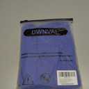 Dwnval Womens Basic Summer Short Sleeve Crewneck T Shirt Raglan Ribbed Knitted Slim Fit Casual Going Out Tops (Blue, XL)