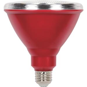 Westinghouse 3314700 100-Watt Equivalent PAR38 Flood Red Outdoor Weatherproof LED Light Bulb with Medium Base, 1 Count (Pack of 1)