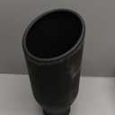 A-KARCK 4 Inch Exhaust Tip, Universal 4'' Inlet 6" Outlet 12" Long Stainless Steel Bolt On Exhaust Tailpipe Black Muffler Tip for Truck