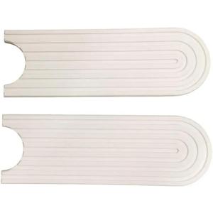 1Pairs Faucet Mat Absorbent Non-Slip Sink Splash Guard Quick Dry Drainage Mat for Kitchen Sink(Dark Grey-40-10cm)