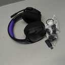 NUBWO Wireless Gaming Headset with Mic for Ps5 Ps4 PC, Zero Interference, 100-Hour Battery All-Day Play, 23ms Sync​ for Fortnite & Call of Duty/FPS Gamers, Triple Mode All Devices Compatible - Purple