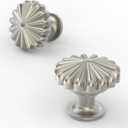 Asidrama 10 Pack Brushed Satin Nickel Kitchen Cabinet Knobs for Dresser Drawers - Zinc Hardware (Single Hole Knob)