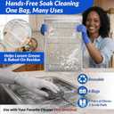 Oven Rack Cleaning Bags Kit, 10-Piece Set, Heavy Duty No Scrub Reusable Leakproof PE Soaking Bags, 2 Sizes (15.7x23.6 in & 19.7x27.6 in), Includes 2 Pairs Gloves & 2 Scrub Pads, Cleaner Not Included