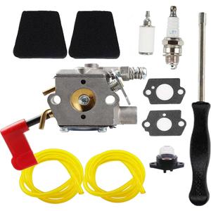 Carburetor Tune Up Kit Compatible for Pole Pruner Walbro WT-628 and Craftsman Poulan 32cc Gas Trimmer. Replaces Poulan Part# 530071636 PP445 SM132 SM132LE BC3150 Weed Eater