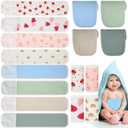 Vabean 8 Pcs Baby Infant Umbilical Cord Comfort Adjustable Cotton Belly Band for Protection, Baby Gifts for 0 To12 Months (Cute)