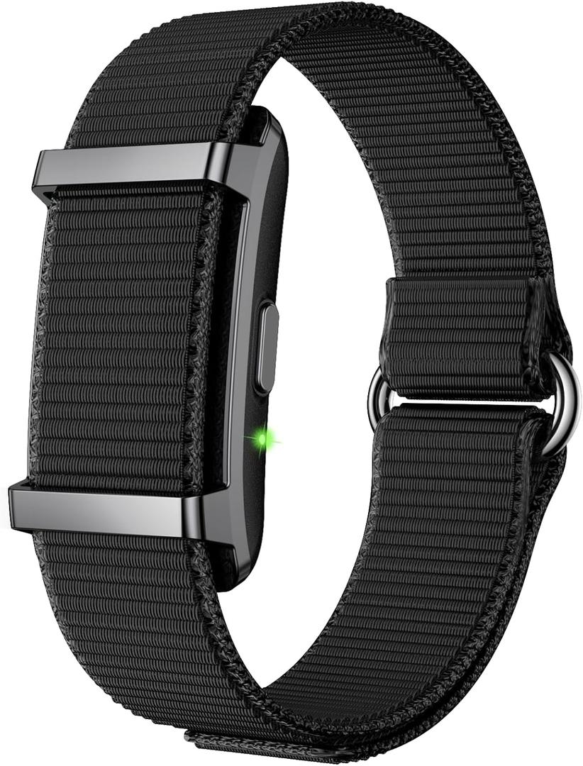 Smart Bracelet,Activity Trackers for Man&Women,Fitness Tracker Band, 24H Sleep Tracker,All-Day Continuous Heart Rate Blood Oxygen Stress HRV Monitor,170+ Sport Mode with Free APP (Black)