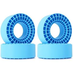 INJORA 2PCS Silicone Rubber Insert Foam for 146-149mm (5.75" OD) 2.2" Tires (Blue)