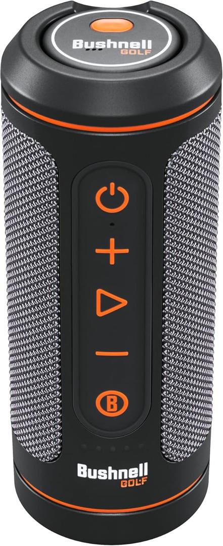 Bushnell Golf Wingman 2 GPS Bluetooth Speaker | Audible Distances, Magnetic Cart Mount, Custom Sound Bites, TWS Pairing & USB-C Charging