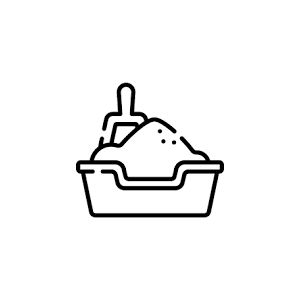Litter Box, Light Grey