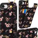 Petitian for iPhone 16e Wallet Case - Women Girls Cute Girly Aesthetic Unique Design Leather Credit Card Holder Cardholder Stand Wristband for iPhone 16e, Miqi