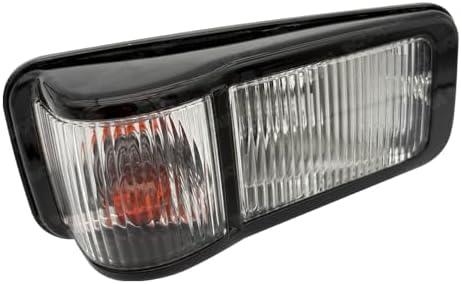 Boursin 2 bulbs Side Door Lamp RH Compatible with ISUZU NPR-HD NQR NRR 5.2L 6.0L 6.6L 2008-2024 Passenger Side