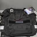 Rhinowalk Motorcycle Saddlebag Waterproof Luggage Bag Quick Release Motorcycle Side Bag 25L Fits Most Adventure and Sports Bike Motorbike Racks (Black, 1 pcs)