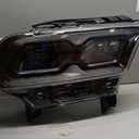 For Dodge Durango 2021 2022 Headlight Driver Side | LED | Clear Lens | Black Housing | With Projector | High/Low Beam | With LED Daytime Running Light Bar | Replacement For CH2502345 | 68433783AE