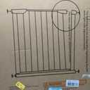 Safety Gate for Stairs & Doorways, Auto-Close Baby Gate or Dog Gate Pressure Mount No Drilling, 30" Tall All Metal Frame with Dual Locking System (White, 30" Tall 29"-33" Wide)