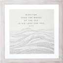 Creative Brands Faithworks - Wood Framed Floating Wall Art, 14 x 14-Inch, Mightier