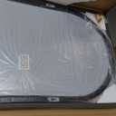 LadyNow Floor Mirror, 58"×18" Full Length Mirror with Stand for Bedroom Living Room, Black