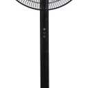 Simple Deluxe 16 Inches Stand Fan with Pedestal Base, Height Adjustable Pedestal Fan with Remote Control, Free Standing Fan with 90-Degree Oscillating 12-Speed Settings, Black