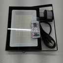 200W 1 Pack Flood Lights Outdoor,20000lm LED Work Light with Plug, 6500K LED Light Dusk to Dawn Outdoor Lighting, IP66 Waterproof Security Flood Yard Lights for Stadium