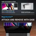 Mamol Privacy Screen for MacBook Pro 14 Inch (2021-2025, M1, M2, M3, M4, M5), MagicSuction Removable Vacuum Adsorption Anti Spy,Anti Glare Anti Blue Light Filter for Mac Laptop Computer