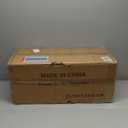 36 sq. ft Plastic Interlocking Deck Tiles, 36 Pack,12"x12" Waterproof Outdoor Flooring All Weather Use, Patio Floor Decking Tiles for Porch Poolside Balcony Backyard, Dark Grey