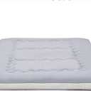 Dr.Futon Japanese Floor Futon Mattress Extra Thick Folding Roll Up Bed Topper Mat for Guest,Lounger and Tavel, Full