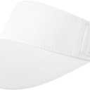 FEICUI Women's Sun Sports Visor Adjustable Empty Top Baseball Cap Athletic Performance Outdoor Hat (White)