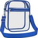 USPECLARE Clear Purse Stadium Transparent Messenger Bag Stadium Approved for Men and Women Clear CrossBody Bag