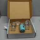 Mason Bottle Baby Glass Bottles Gift Set - Includes 3X Anti Colic Glass Baby Bottle 8 oz, 3X Slow Flow Nipple, 3X Cap+Ring, 1x Silicone Sleeve - BPA Free, Non Toxic Glass Feeding Bottles for Babies