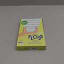 SmartLifeco Eco-Friendly Dental Floss Picks (100ct) - Flossers Made with Straw Wheat Blend, Superior Anti-Shred Thread for Tight Gaps, Tooth Pick Stick for Adults, Soft on Gum & Teeth, Vegan, Mint