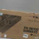 Art3d 10-Pack Smooth Drop Ceiling Tile 2ft x 4ft - Fire-Rated, Waterproof, Reusable - Premium PVC, No Sag and Breakage - Cover 80 Sq. Ft, White, 24*48