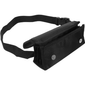 3 x YARNOW Cashier Waist Bag - Oxford Cloth Fanny Packs for Women and Men, 9 x 2.4 x 3.1 Inch, Black