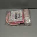 Christmas Party Tableware Decorations,144pcs Pink Christmas Paper Plates and Napkins,Cups,Forks and Knives Xmas Paper Dinnerware for Winter Holiday Party Supplies