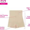 Maidenform Women's Minimizing Hi-waist Fajas Shapewear Fl2107 (Black, L)