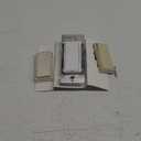 Leviton Decora Slide Dimmer Switch for Dimmable LED, Halogen and Incandescent Bulbs, DSL06-1LZ, White with Ivory and Light Almond Faceplates